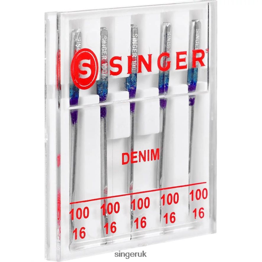 SINGER Denim Needles, Size 100/16 Accessories 2646ZJ88