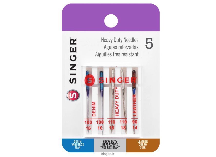 SINGER Universal Heavy Duty Needles, Assorted Sizes Accessories 2646ZJ115