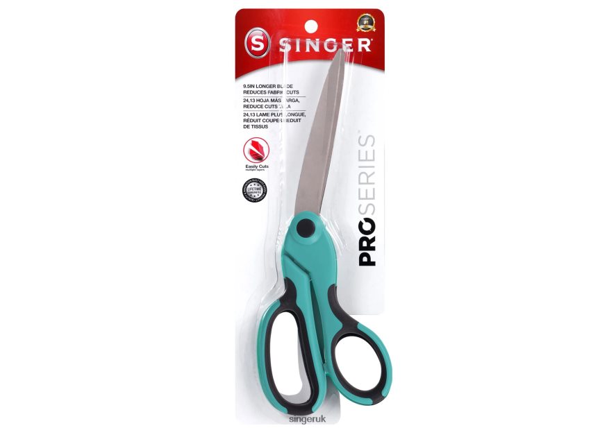 SINGER 9.5" ProSeries Heavy-Duty Bent Scissors with Comfort Grip Accessories 2646ZJ163