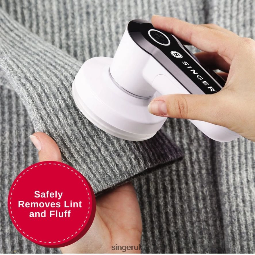 SINGER Compact Fabric Shaver and Lint Remover - Battery Powered Accessories 2646ZJ90