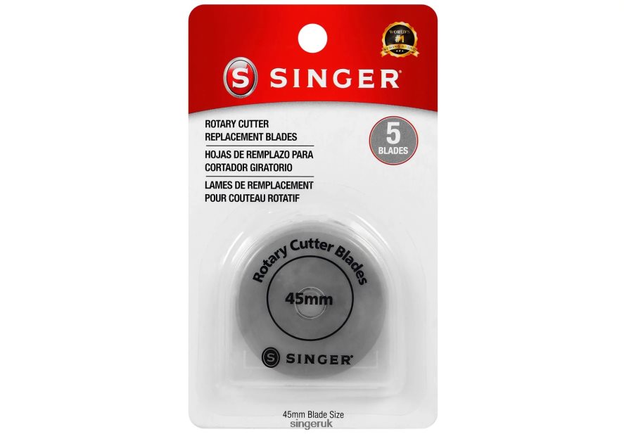 SINGER ProSeries Rotary Cutter Replacement Blades 5-Count Accessories 2646ZJ161