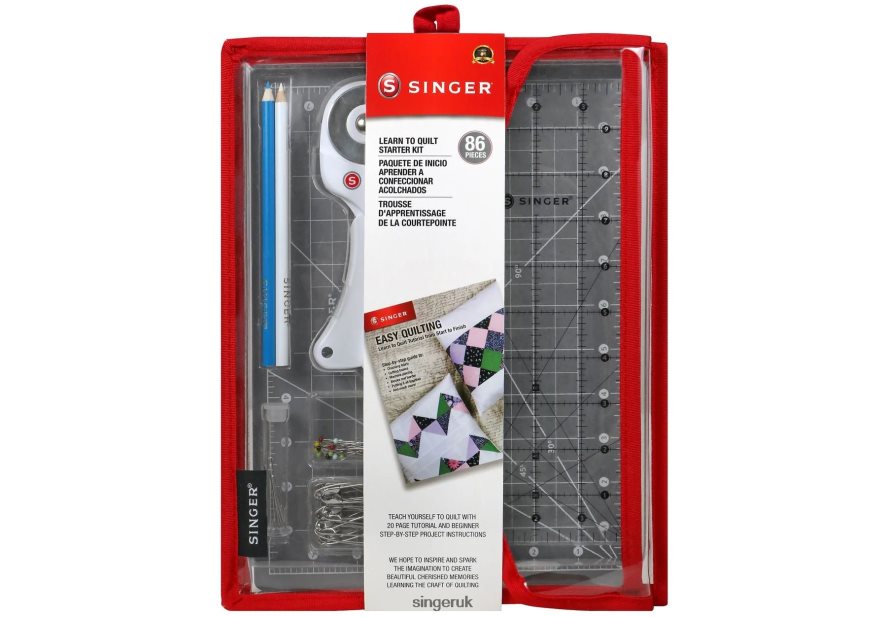 SINGER 86-Pc Learn to Quilt Kit Accessories 2646ZJ182