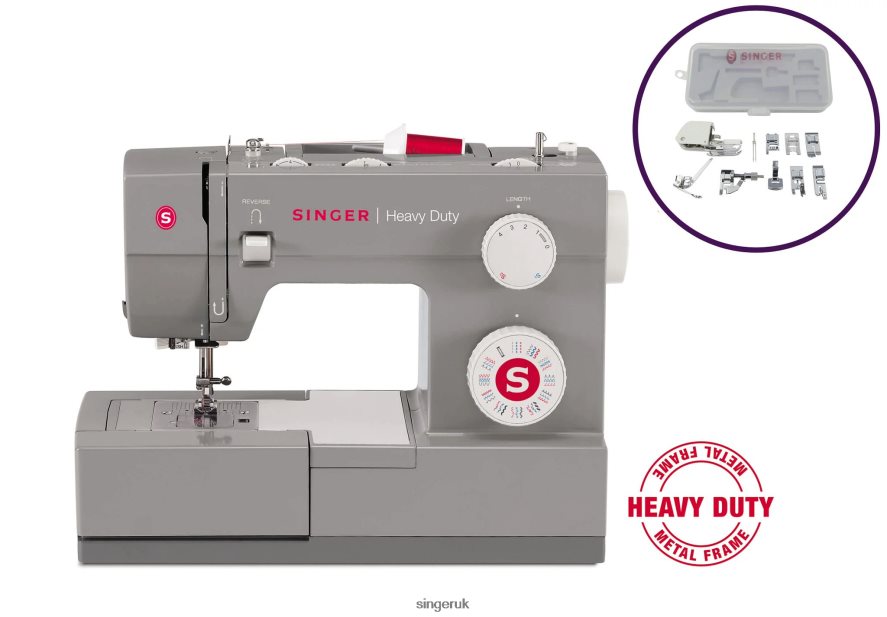 SINGER Heavy Duty 4432 Sewing Machine Presser Foot Kit Bundle Machines 2646ZJ15